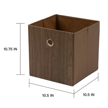 Mainstays Collapsible Fabric Cube Storage Bin