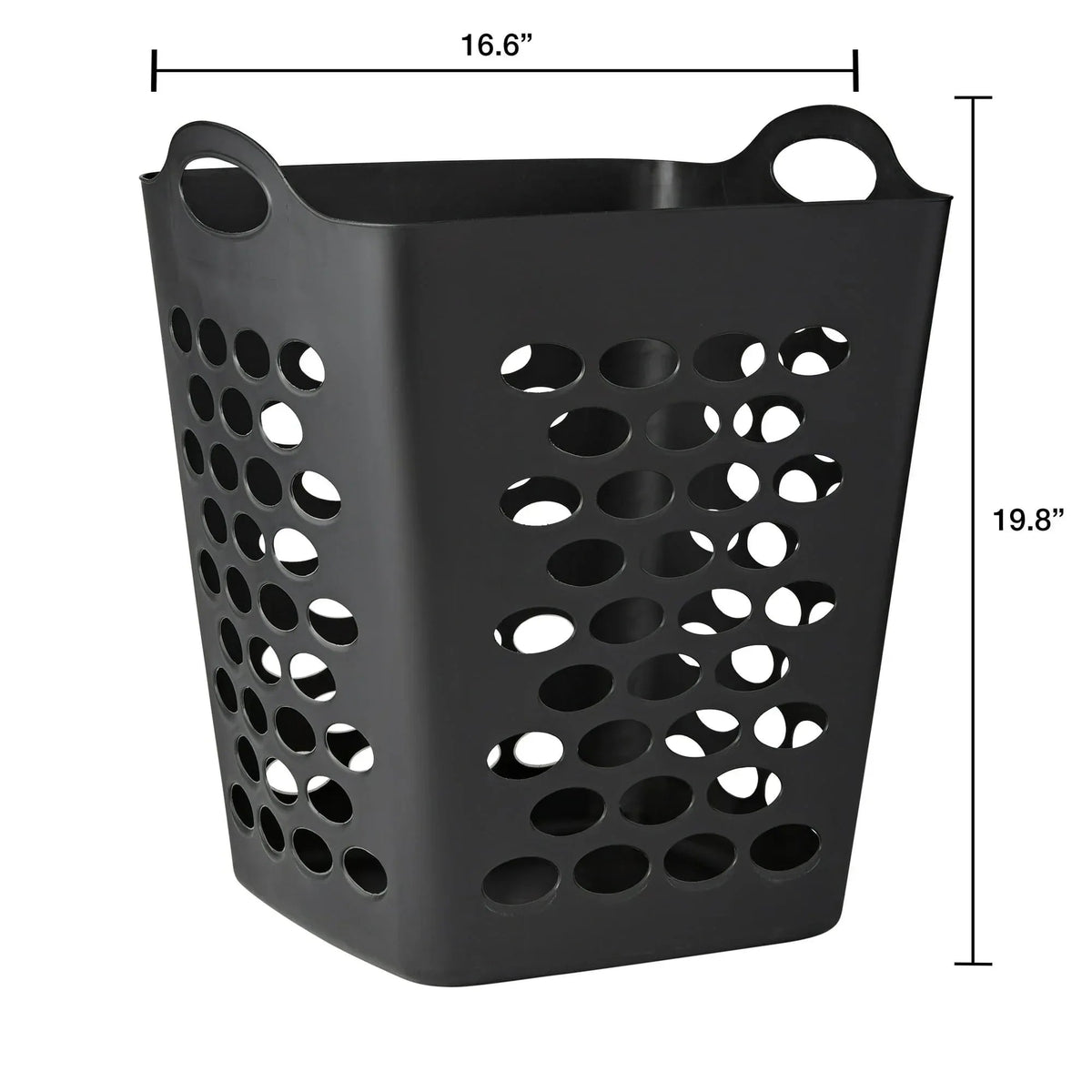Mainstays Flex Square Laundry Hamper, Adult