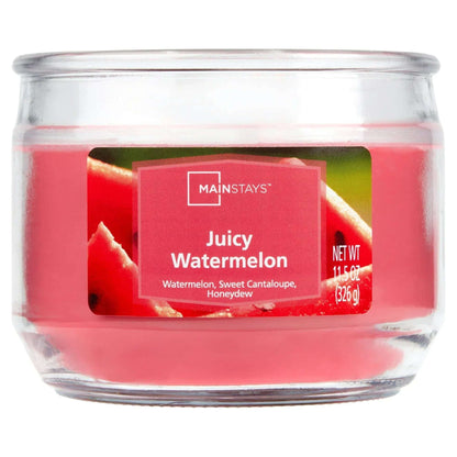Mainstays 3-Wick Scented Glass Jar Candle, 11.5oz.