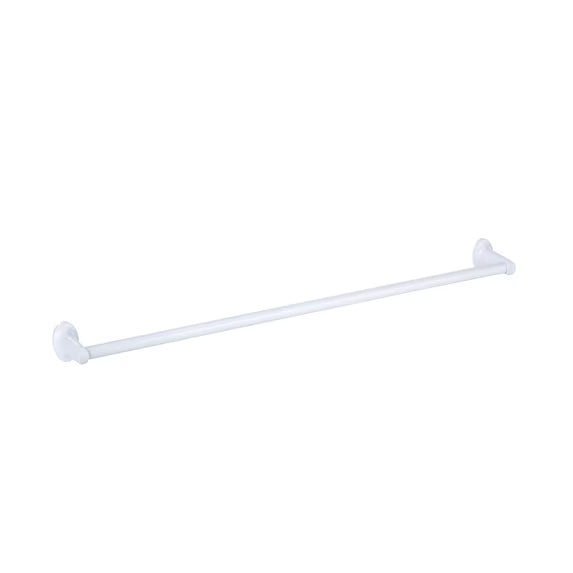 Mainstays 24-inch Square Wall Mount Towel Bar Matte Black Finish with Hardware
