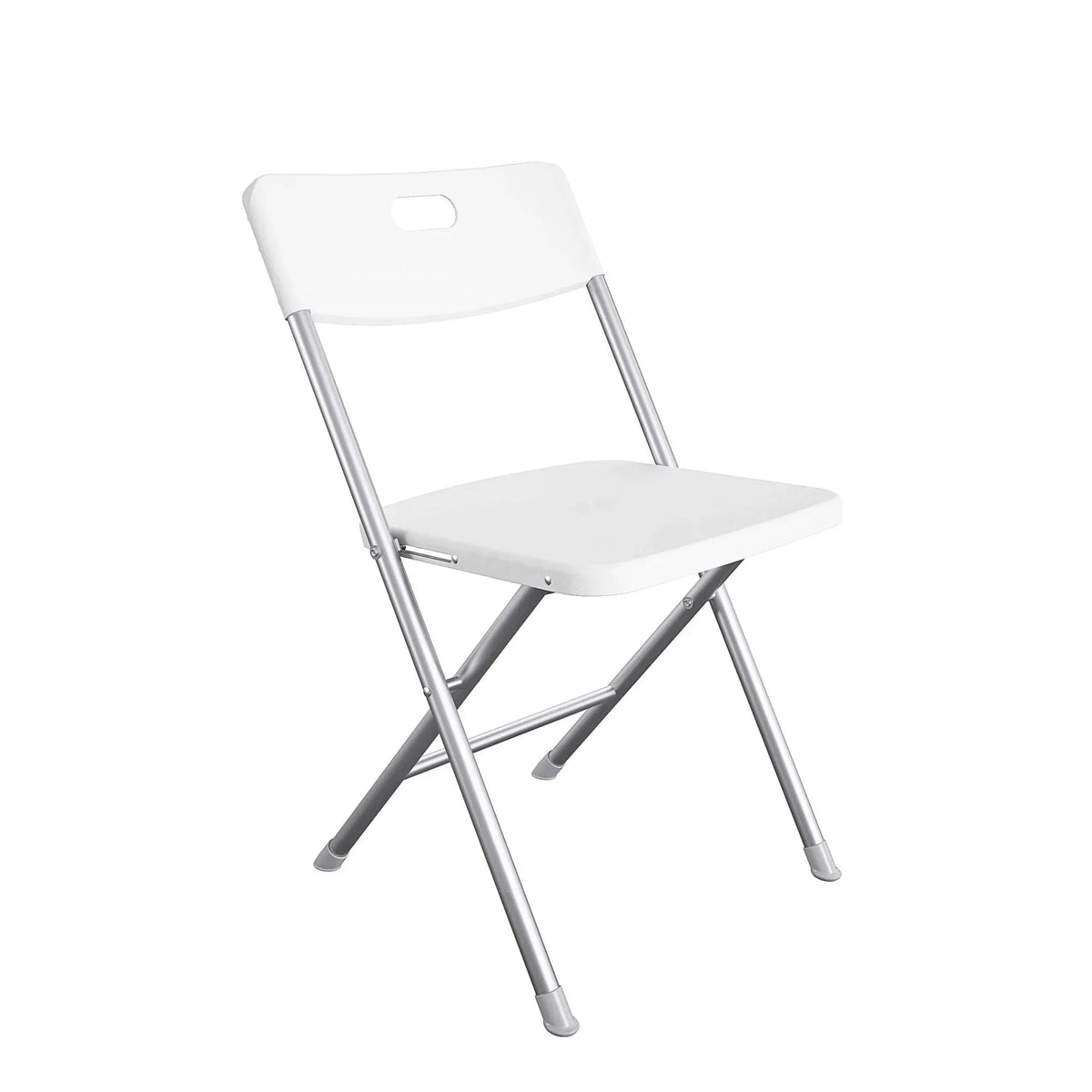 Mainstays Resin Seat & Back Folding Chair, Black