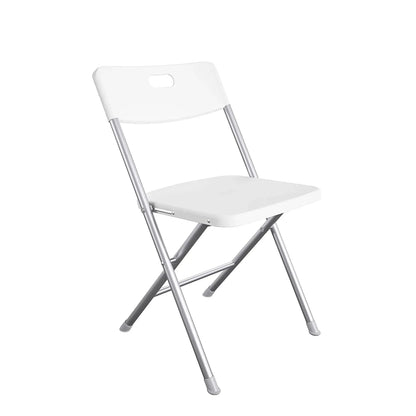 Mainstays Resin Seat & Back Folding Chair, Black