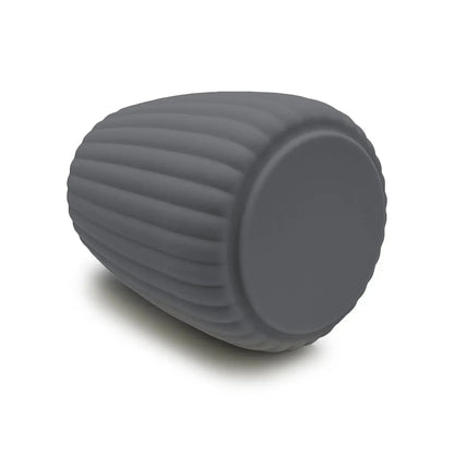 Mainstays Rubberized Plastic Ribbed Toothbrush Holder, Grey