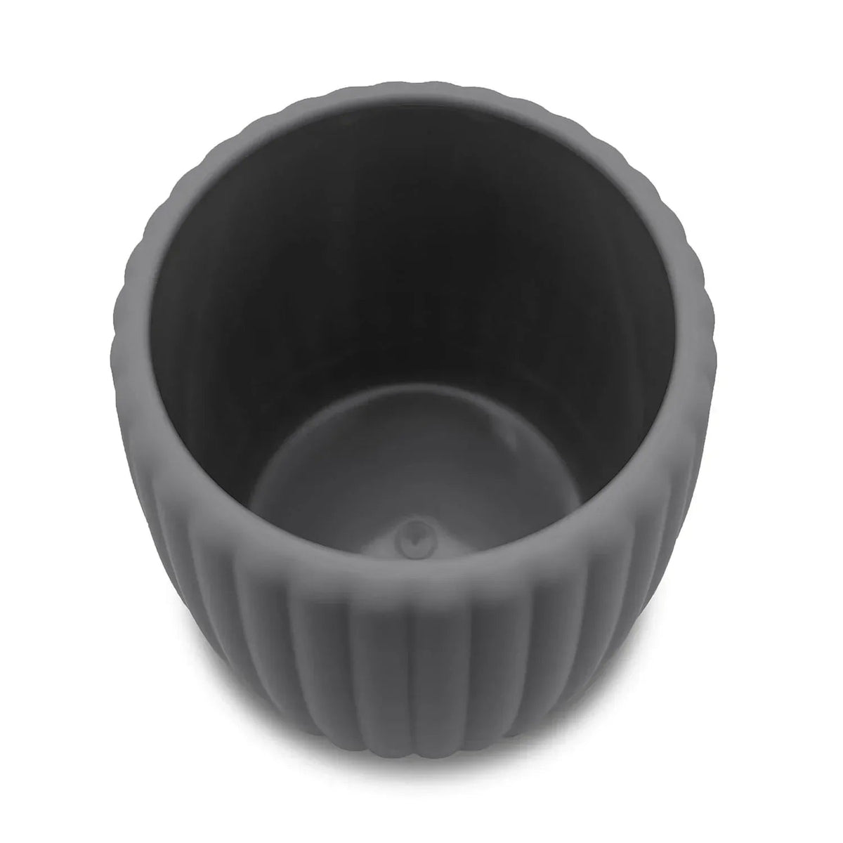 Mainstays Rubberized Plastic Ribbed Toothbrush Holder, Grey