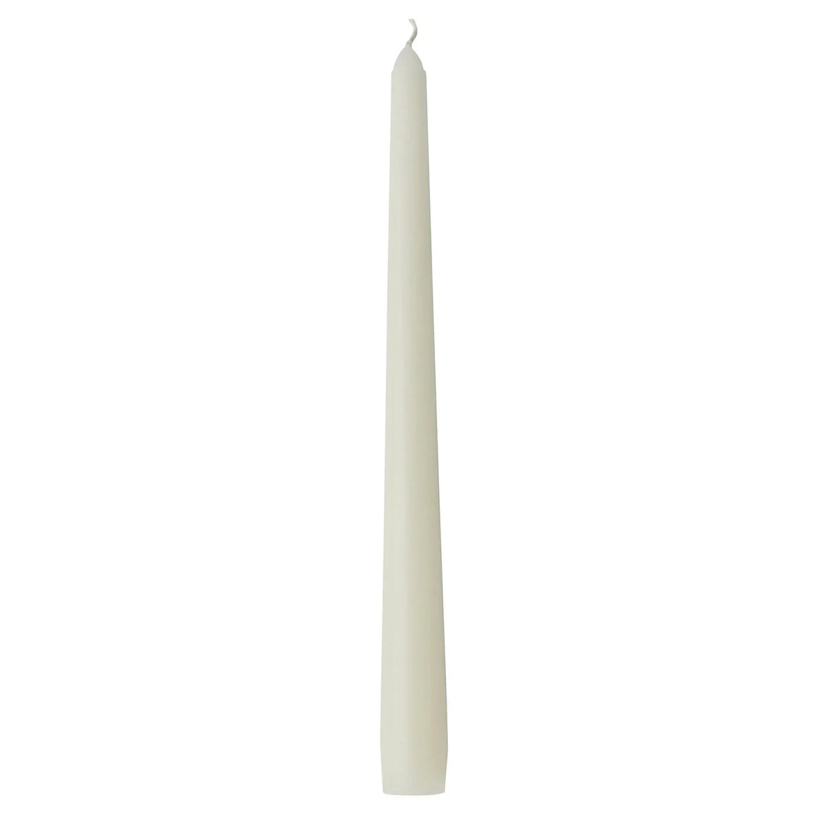 Mainstays Single Wick 10" Taper Candle, Unscented, Ivory, 4 Pack