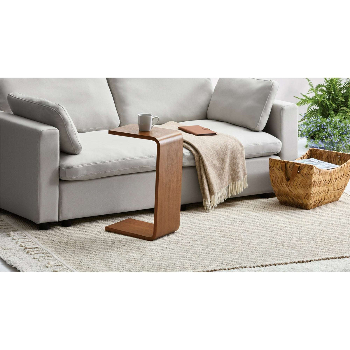 Mainstays Amelia C-Shape Table