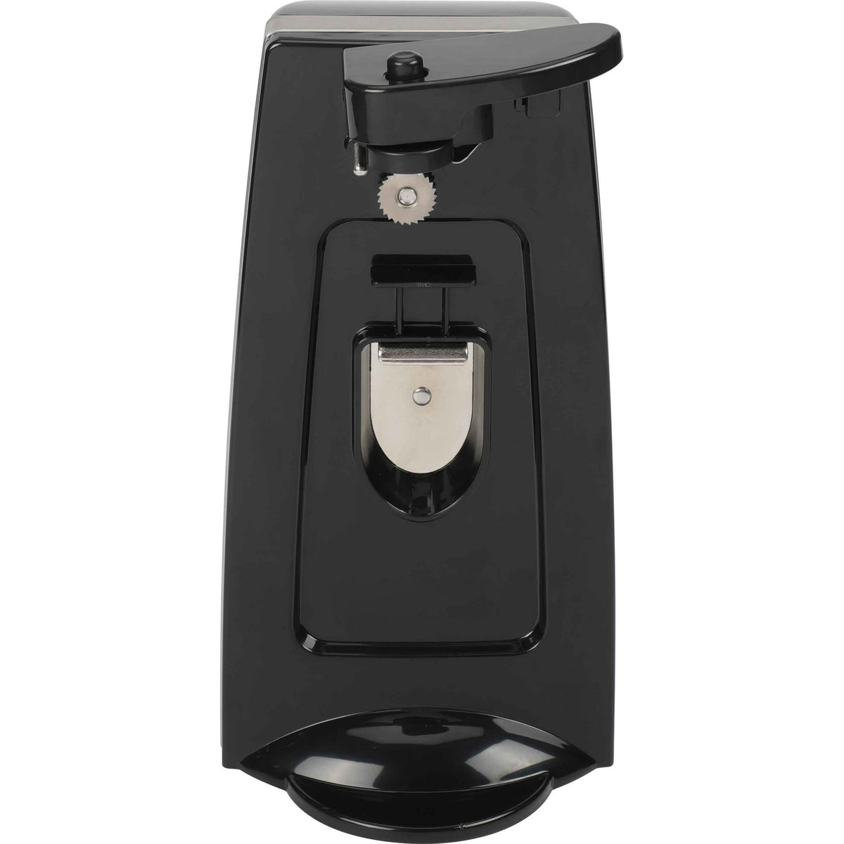 Mainstays Can Opener and Knife Sharpener, Bottle Opener with Removable Cutting Lever Black