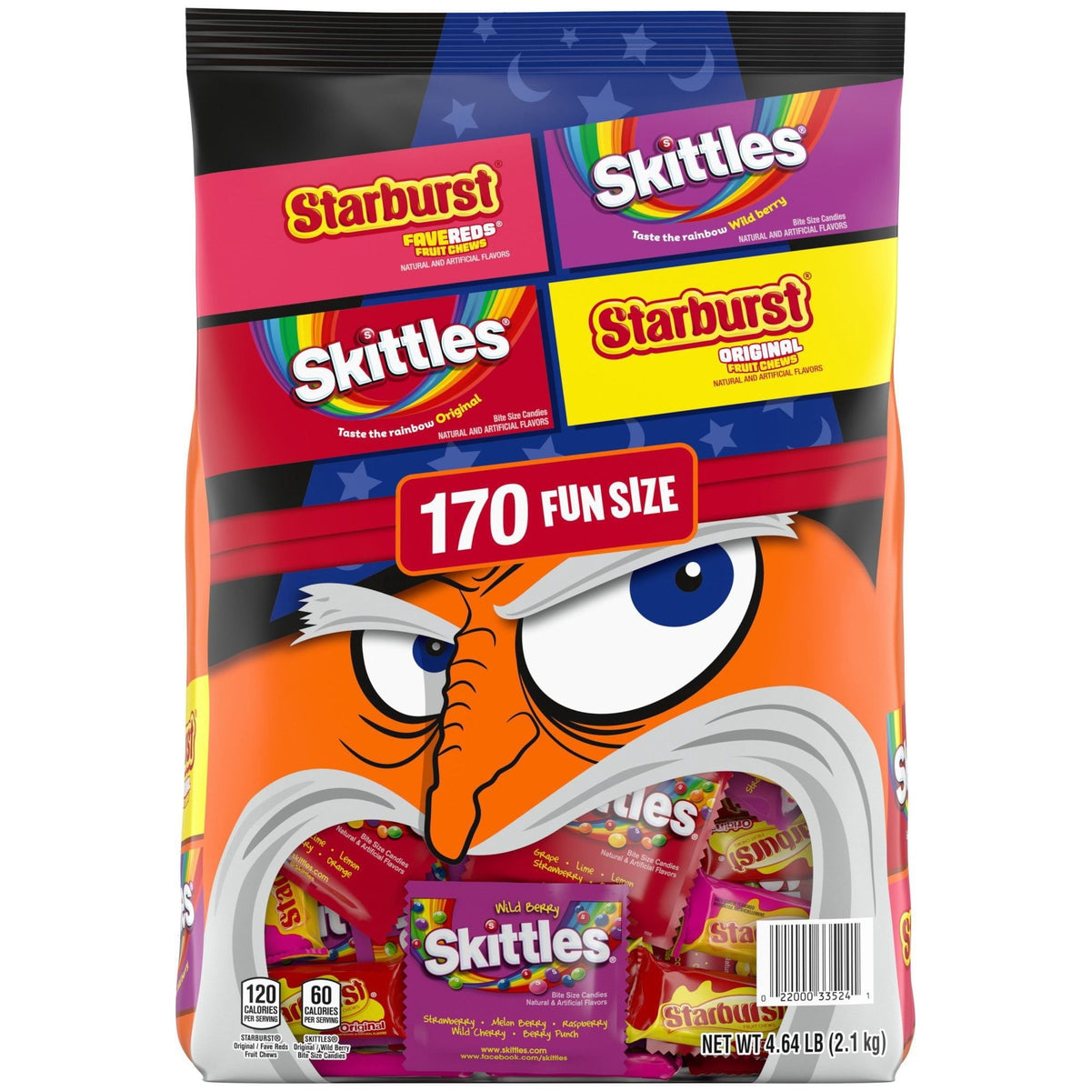 Mars Halloween Variety Pack Candy, Fun Size, 170 pcs.