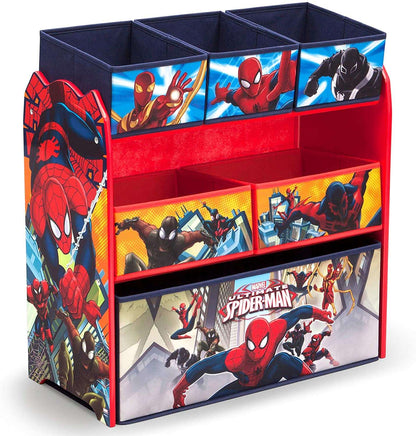 Bluey Design and Store 6 Bin Toy Storage Organizer by Delta Children