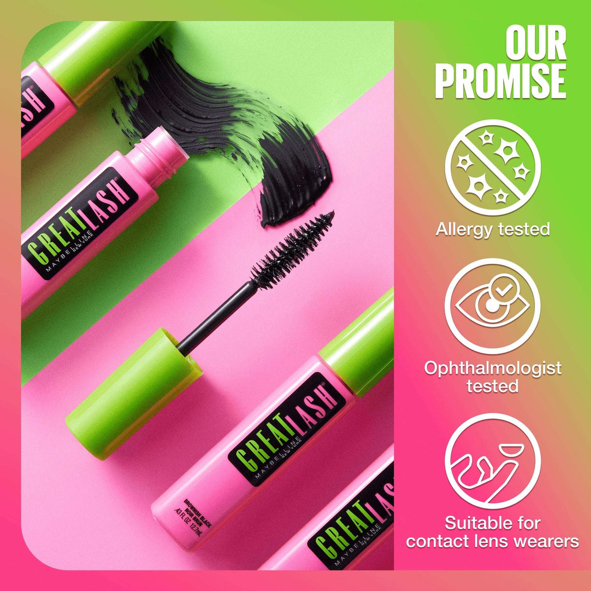 Maybelline Great Lash Washable Mascara, 0.43 fl. oz.