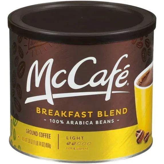 McCafe Breakfast Blend, Medium Roast, Ground Coffee, 12 oz