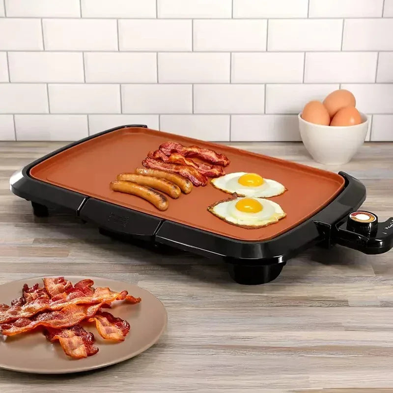 MegaChef 16" Electric Grill with Copper Coating