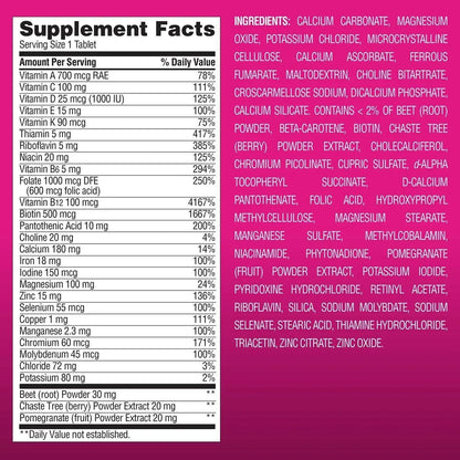 Member's Mark Advanced Women's Multivitamin Tablets, 275 ct.