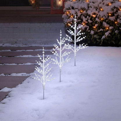 Member's Mark Crystal Bead Pathway Lights, Set of 3
