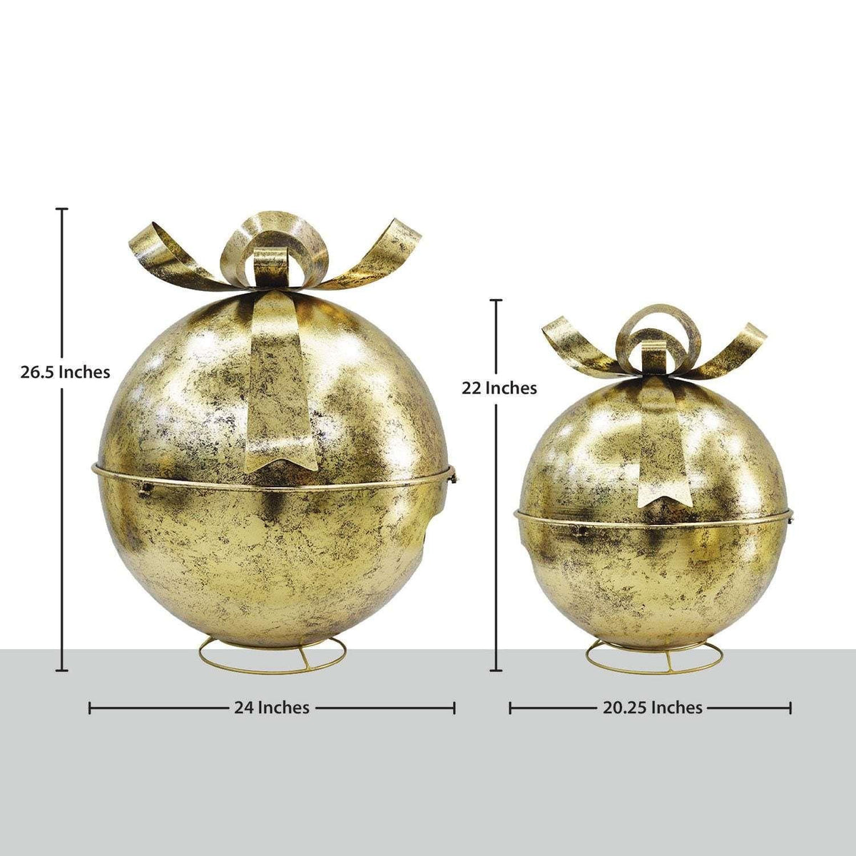 Member's Mark Oversized Jingle Bell Décor, Set of 2