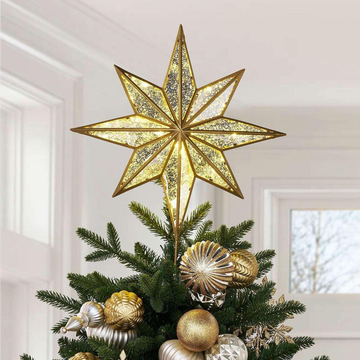 Member's Mark Pre-Lit Christmas Tree Topper