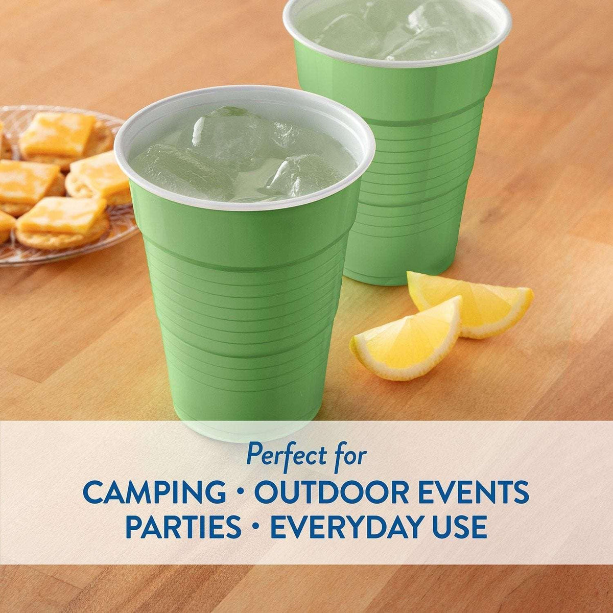 Member's Mark Premium Quality Green Cups, 18 fl. oz., 160ct.