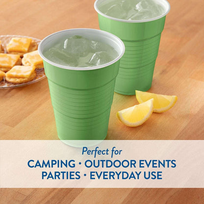 Member's Mark Premium Quality Green Cups, 18 fl. oz., 160ct.
