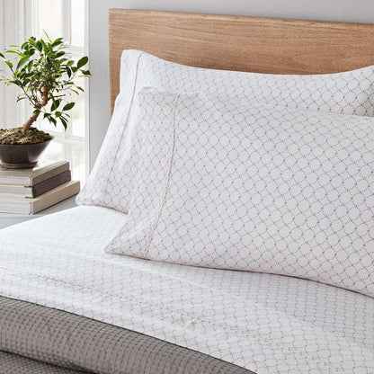 Member's Mark 300-Thread-Count 100% Organic Cotton Printed Sheet Set, Assorted Sizes