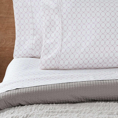 Member's Mark 300-Thread-Count 100% Organic Cotton Printed Sheet Set, Assorted Sizes