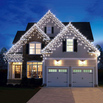 Member's Mark 300ct LED Icicle Lights, 18' Lighted Length