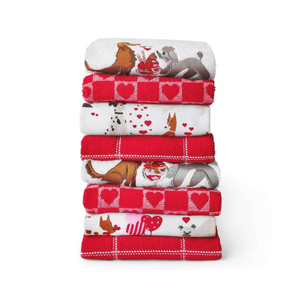 Member's Mark 8-Piece Kitchen Towel Set, Valentine's Day