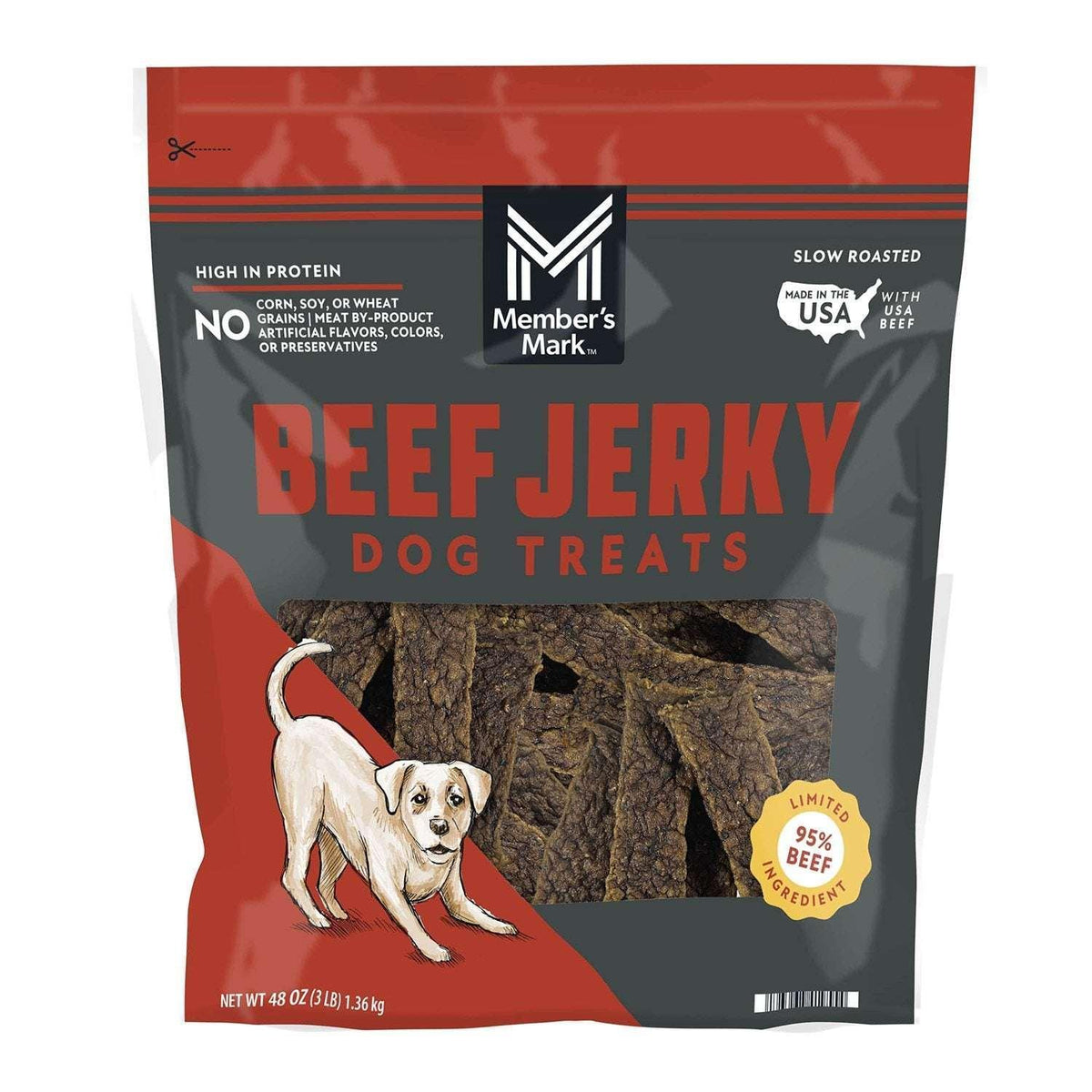 Canine Chews Premium All-Natural Beef Hide Canine Retrievers, 15 ct.