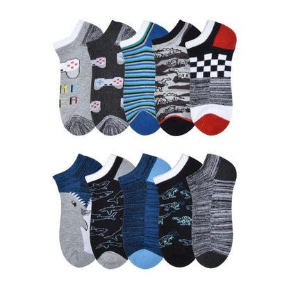 Member's Mark Boys 10-Pack Seamless Toe No-Show Sock