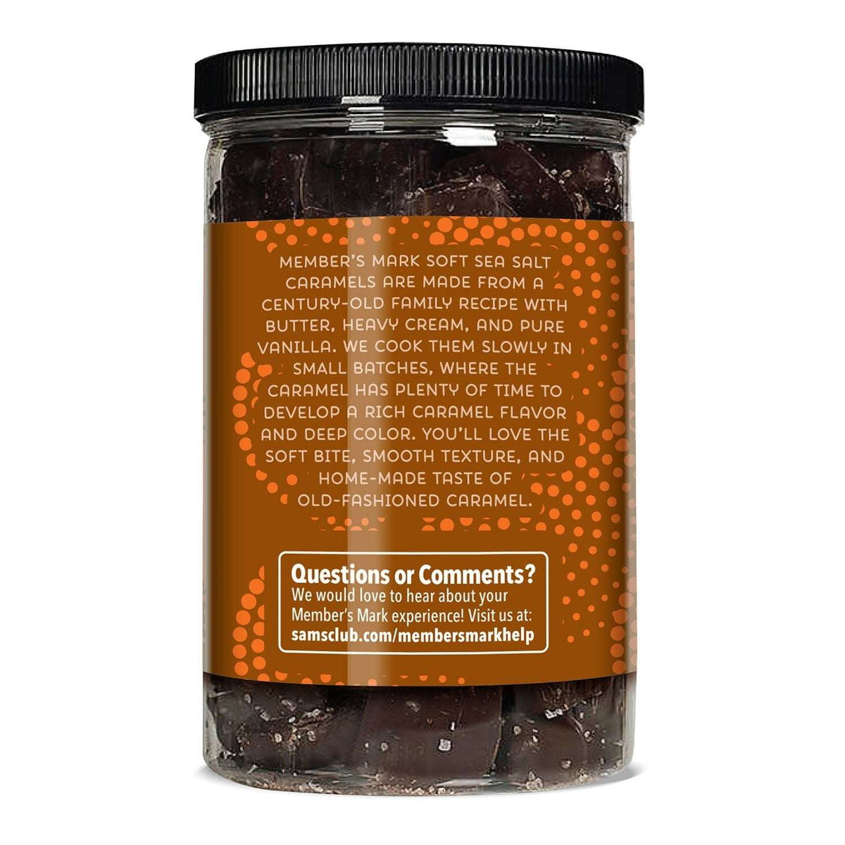 Member's Mark Dark Chocolate Soft Sea Salt Caramels, 36 oz.
