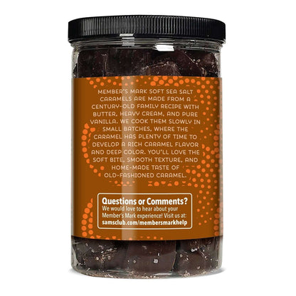 Member's Mark Dark Chocolate Soft Sea Salt Caramels, 36 oz.