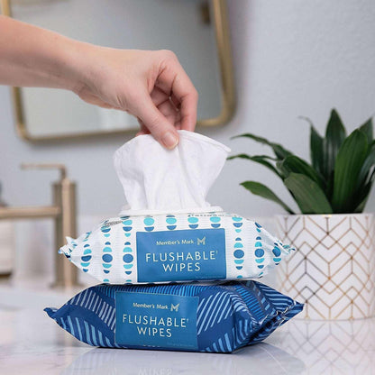 Member's Mark Flushable Wipes, Scented, 540 ct.