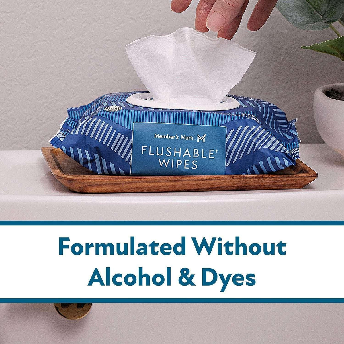 Member's Mark Flushable Wipes, Scented, 540 ct.