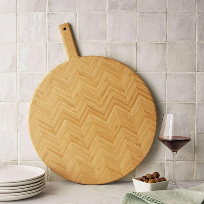 Member's Mark Herringbone Bamboo Charcuterie Board