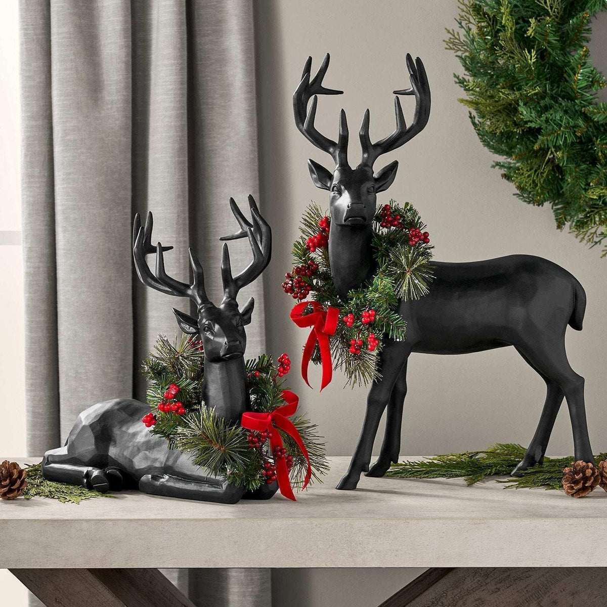Member's Mark Resin Deer Décor, Set of 2