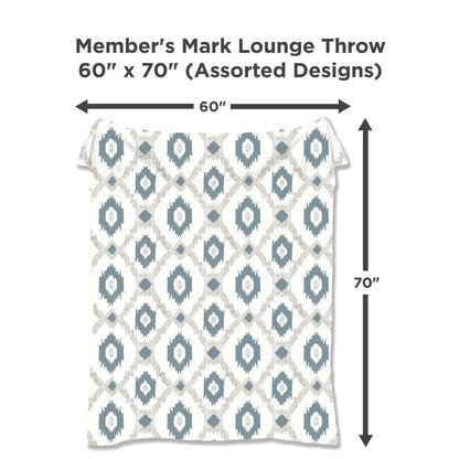 Member's Mark Seasonal Lounge Throw, 60"x70"
