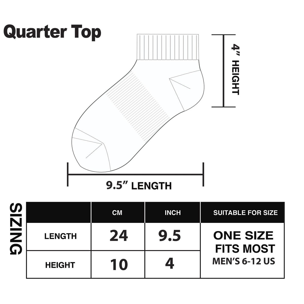 Member's Mark 10-Pack Athletic Quarter Sock