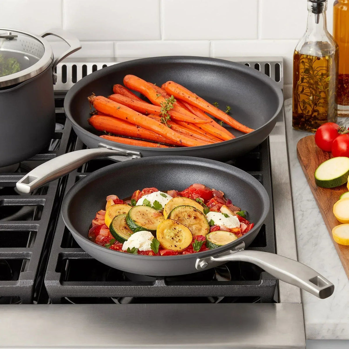 Member's Mark 15-Piece Hard Anodized Nonstick Aluminum Cookware Set