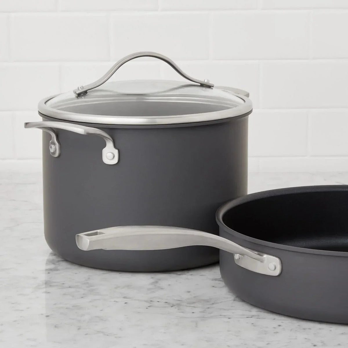 Member's Mark 15-Piece Hard Anodized Nonstick Aluminum Cookware Set