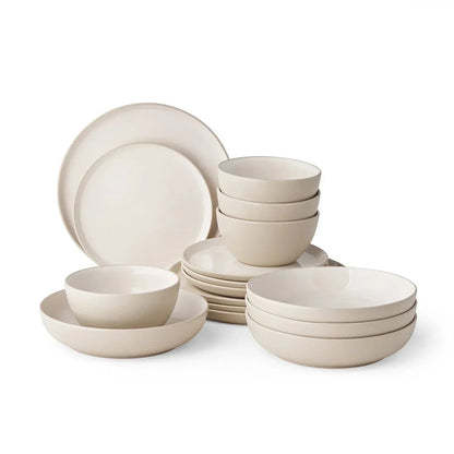 Member's Mark 16-Piece Textured Stoneware Dinnerware Set