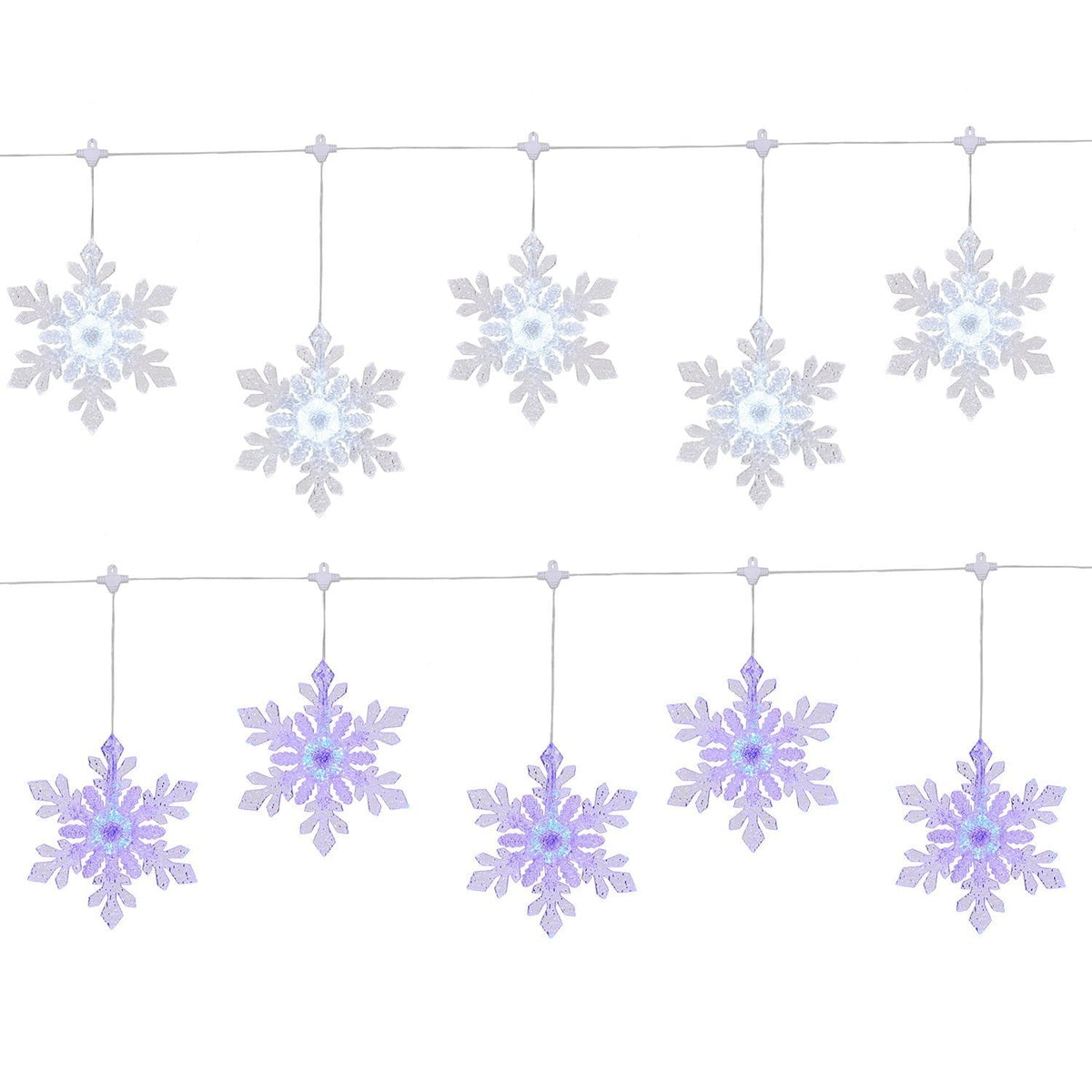 Member's Mark 18' Color Sync Snowflake Lights