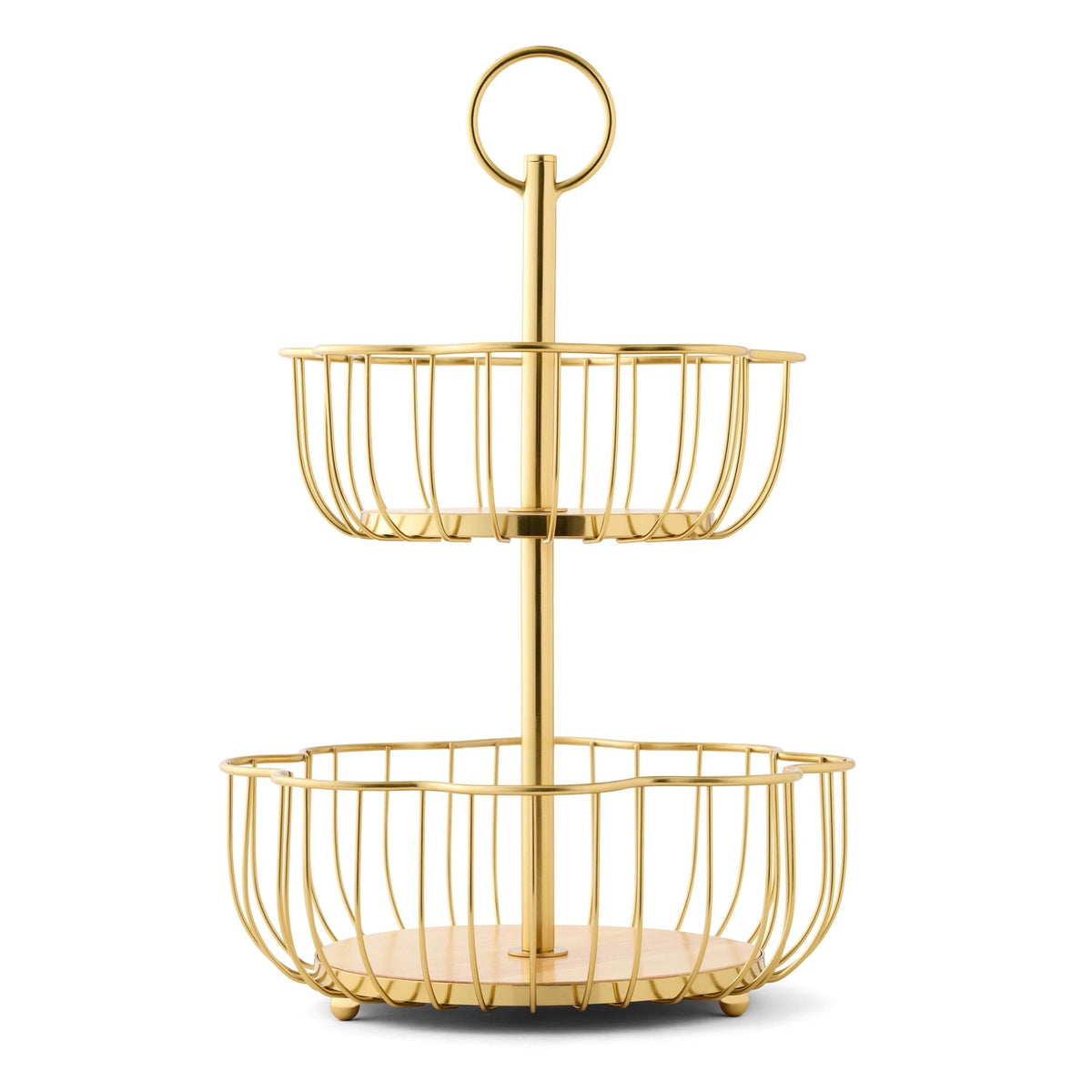 Member's Mark 2-Tier Scalloped Wire Basket
