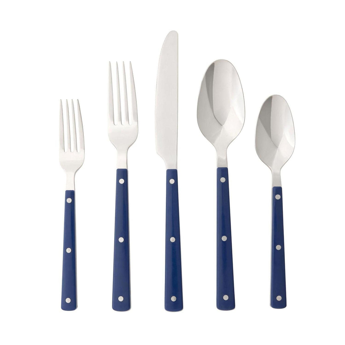 Member's Mark 20-Piece Colored Bistro Flatware Set, 18/10 Stainless Steel