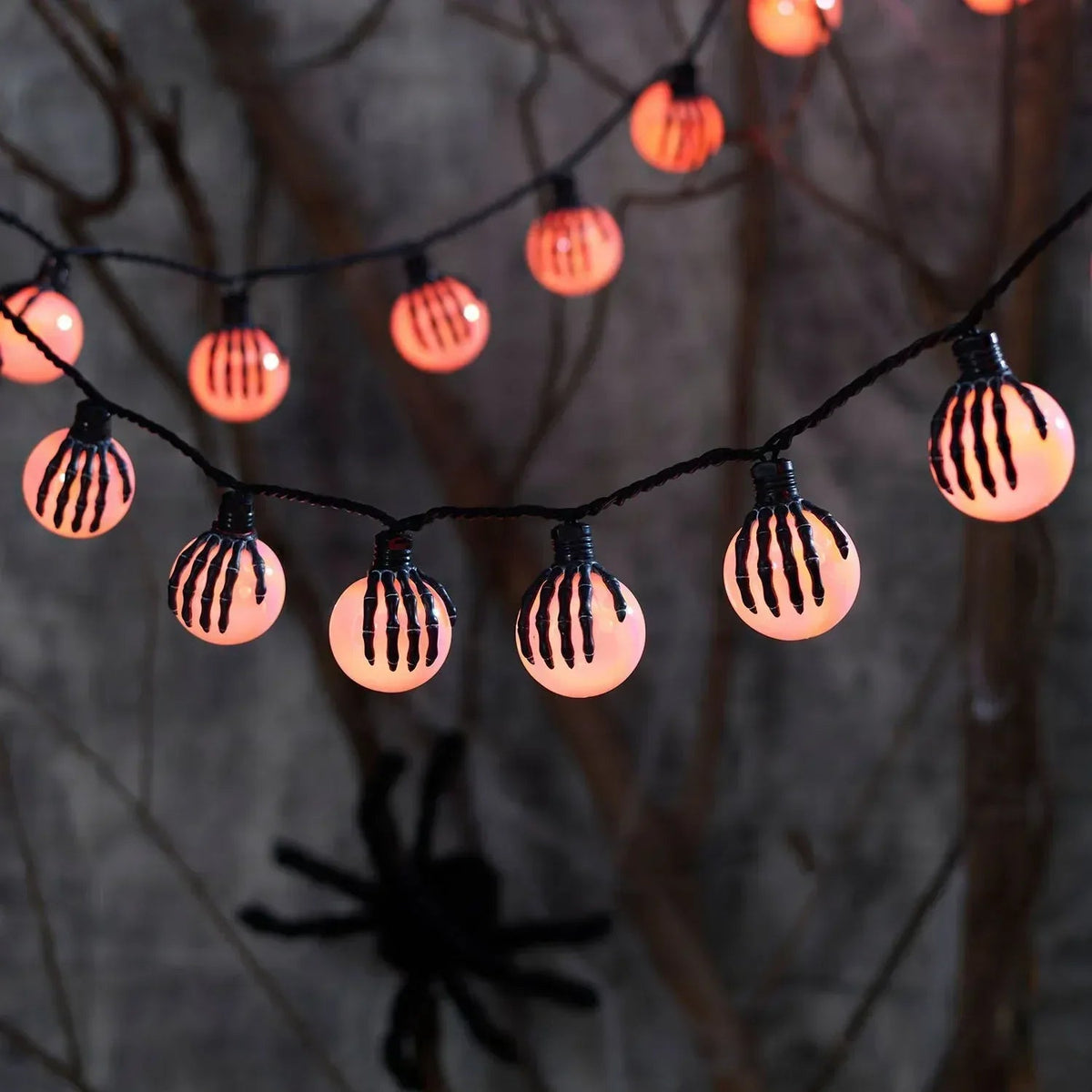 Member's Mark 20ct Spooky 8-Function LED G50 Lights, 7.5' Lighted Length