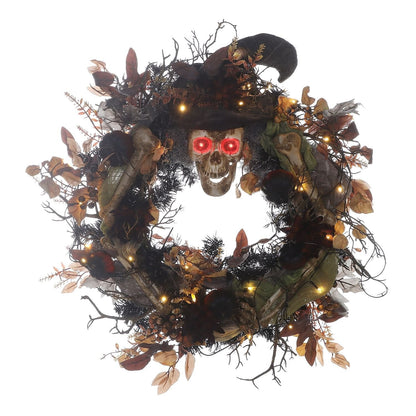 Member's Mark 26" Pre-Lit Skeleton Wreath