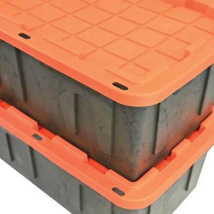 Member's Mark 27 Gallon Heavy-Duty Camo Storage Tote, 20.6" D x 30.6" W x 14.3" H ,  4 Pack