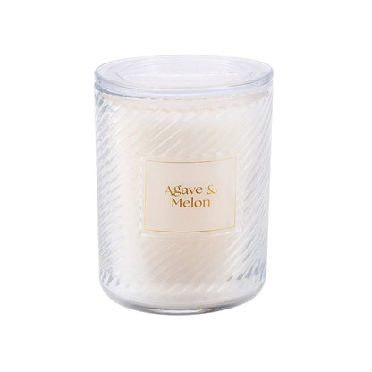 Member's Mark 3-Wick Ribbed Glass Candle, 28 oz.