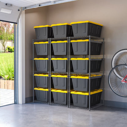 Member's Mark 5-Tier Storage Tote Rack, 23.2"W x 31"D x 69.5"H