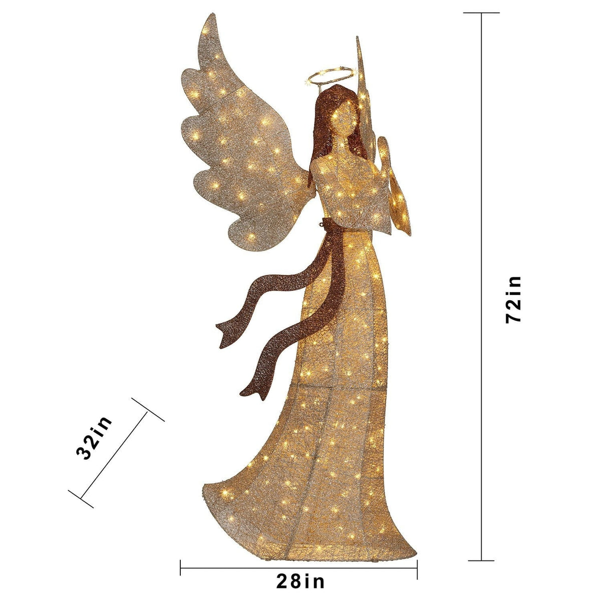 Member's Mark 6' Pre-Lit Twinkling Angel
