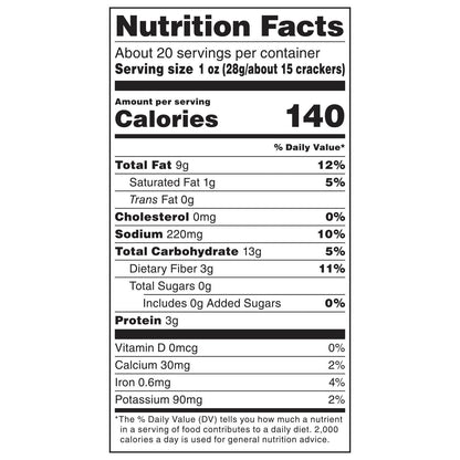 Member's Mark Almond Flour Crackers with Sea Salt, 20 oz.
