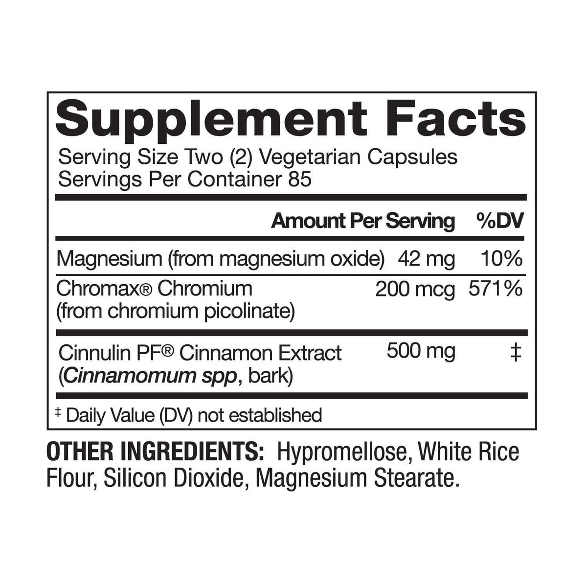 Member's Mark Clinical Strength Cinnamon 500 mg. Capsules, 170 ct.